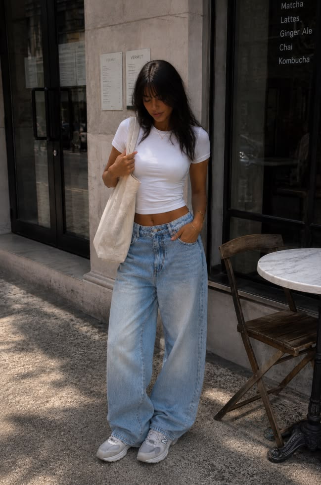 White Crop Top