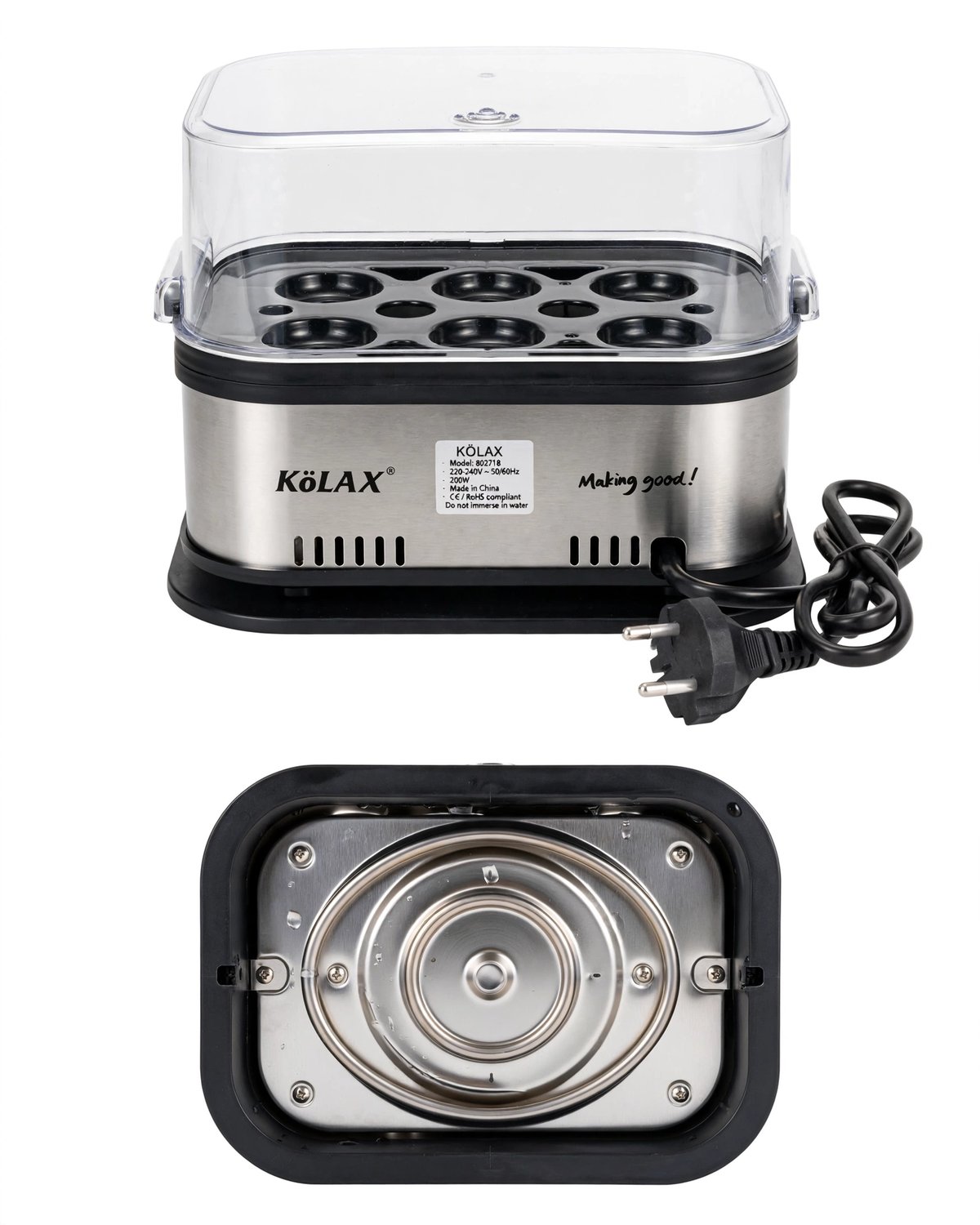 KöLAX Electric Egg Boiler 200W