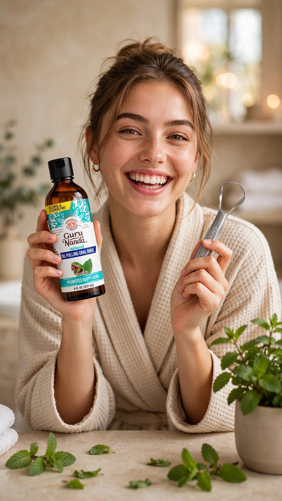 Guru Nanda Natural Oil Pulling Oral Rinse